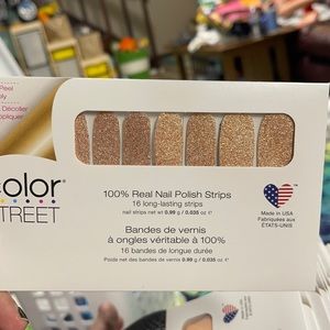 Mojave gold Colorstreet nails